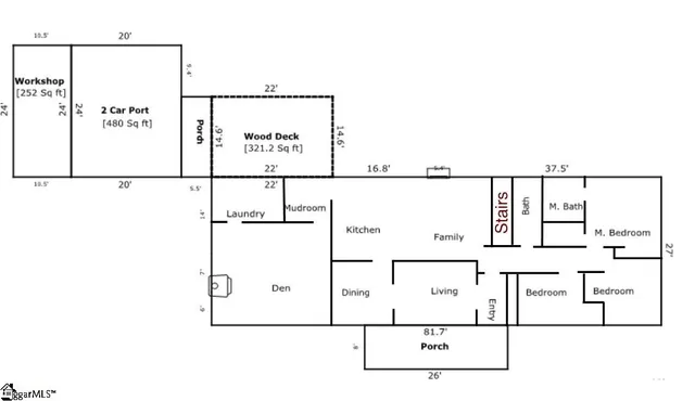 $359,000 | 304 Old Stagecoach Road, Easley, SC 29642