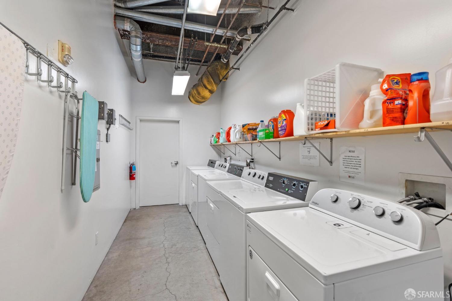 1720 Clay Street, Unit 8 San Francisco, CA 94109 - Photo 28 of 37 a utility room with dryer and washer