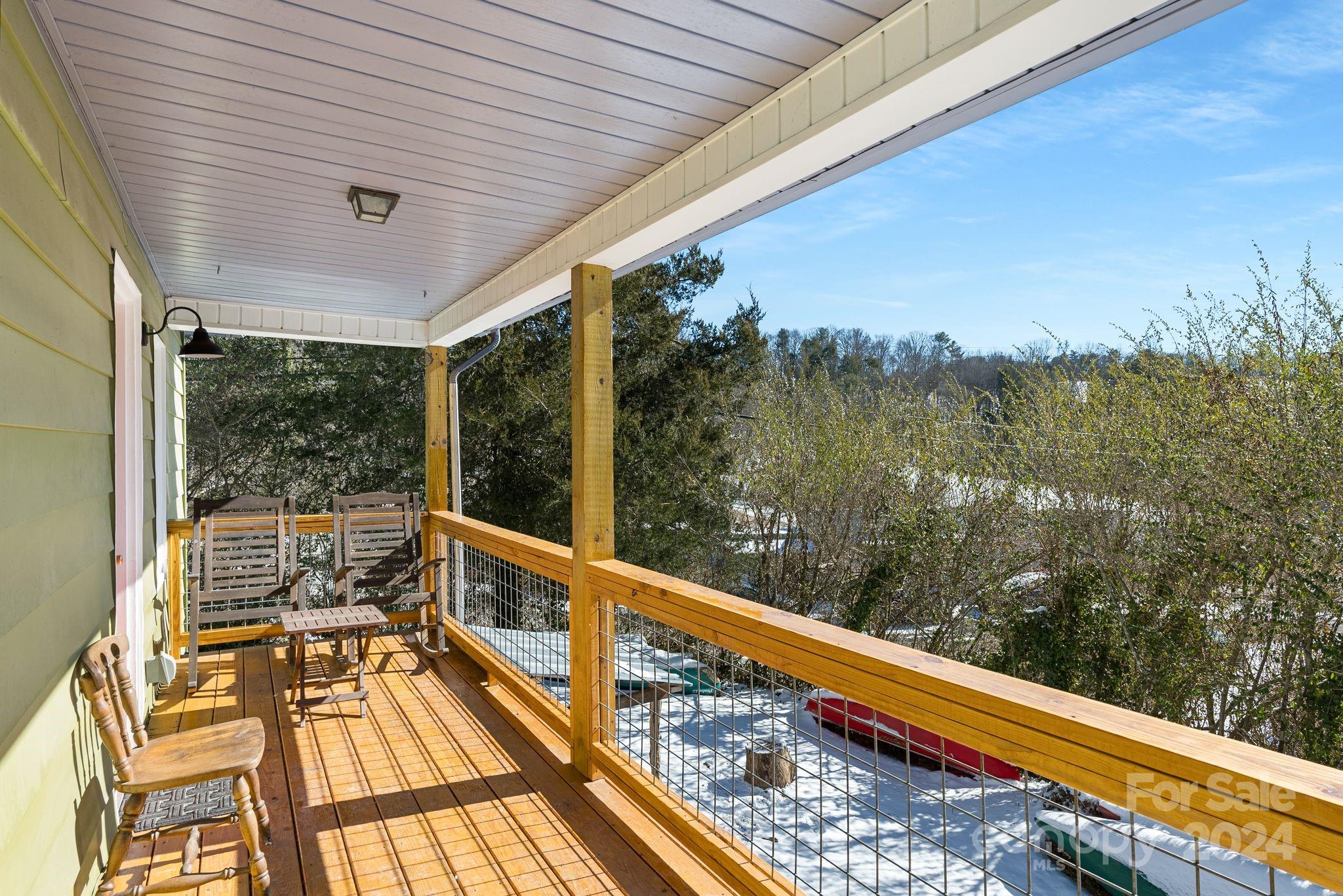 608 Barnard Road Marshall, NC 28753 - Photo 4 of 23 a view of balcony with furniture