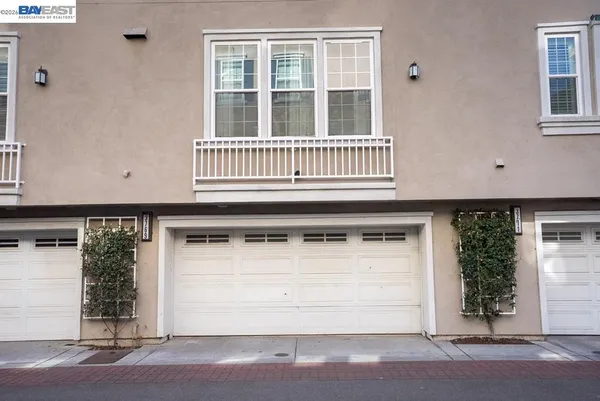 a view of a building with a street