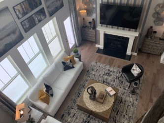 1170 Slade Road South Elgin, IL 60177 - Photo 11 of 29 a living room with furniture and a fireplace