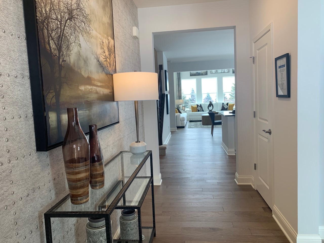 1170 Slade Road South Elgin, IL 60177 - Photo 2 of 29 a view of a entryway with furniture and wooden floor