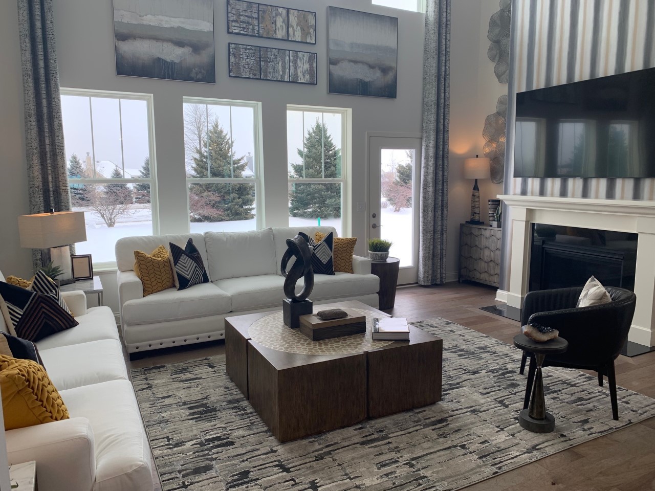 1170 Slade Road South Elgin, IL 60177 - Photo 7 of 29 a living room with furniture and a fireplace