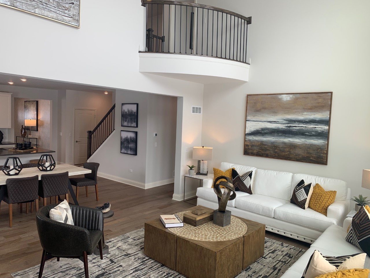 1170 Slade Road South Elgin, IL 60177 - Photo 9 of 29 a living room with fireplace furniture and a rug