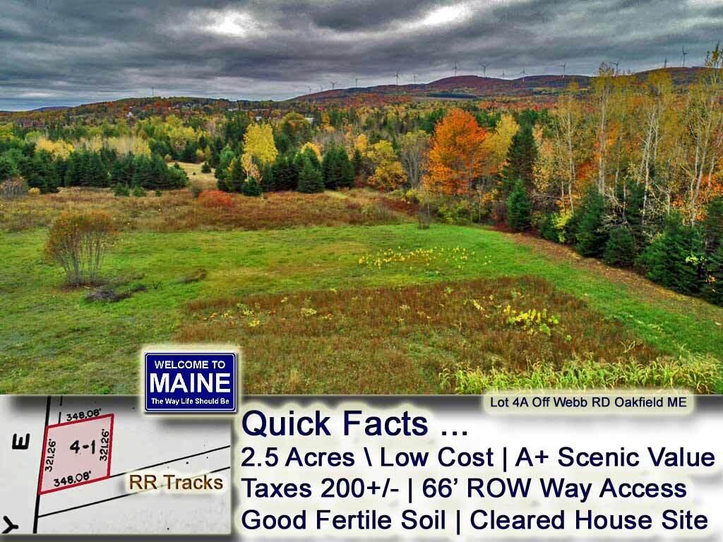 Lot 4 Off Webb Road Oakfield, ME 04763 - Photo 1 of 28 land-maine-low-cost-acreage