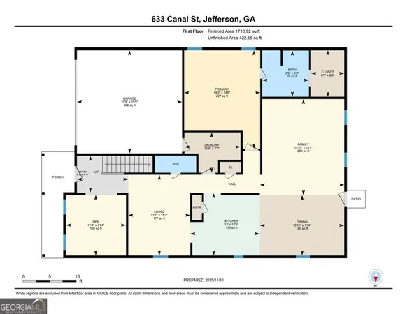 $2,545 | 633 Canal Street, Jefferson, GA 30549