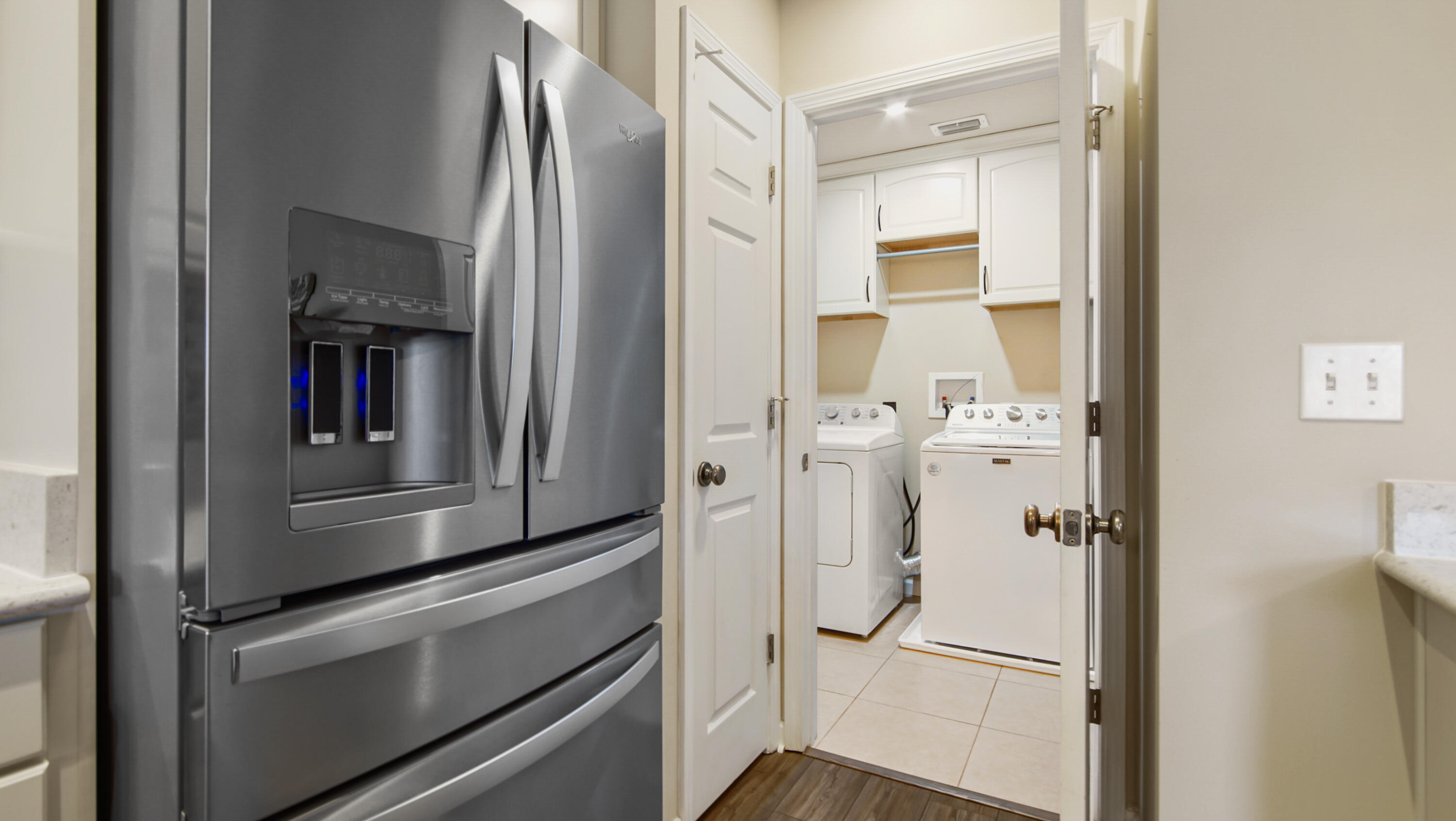 5227 Moore Loop Crestview, FL 32536 - Photo 18 of 43 a bathroom with a shower and a mirror