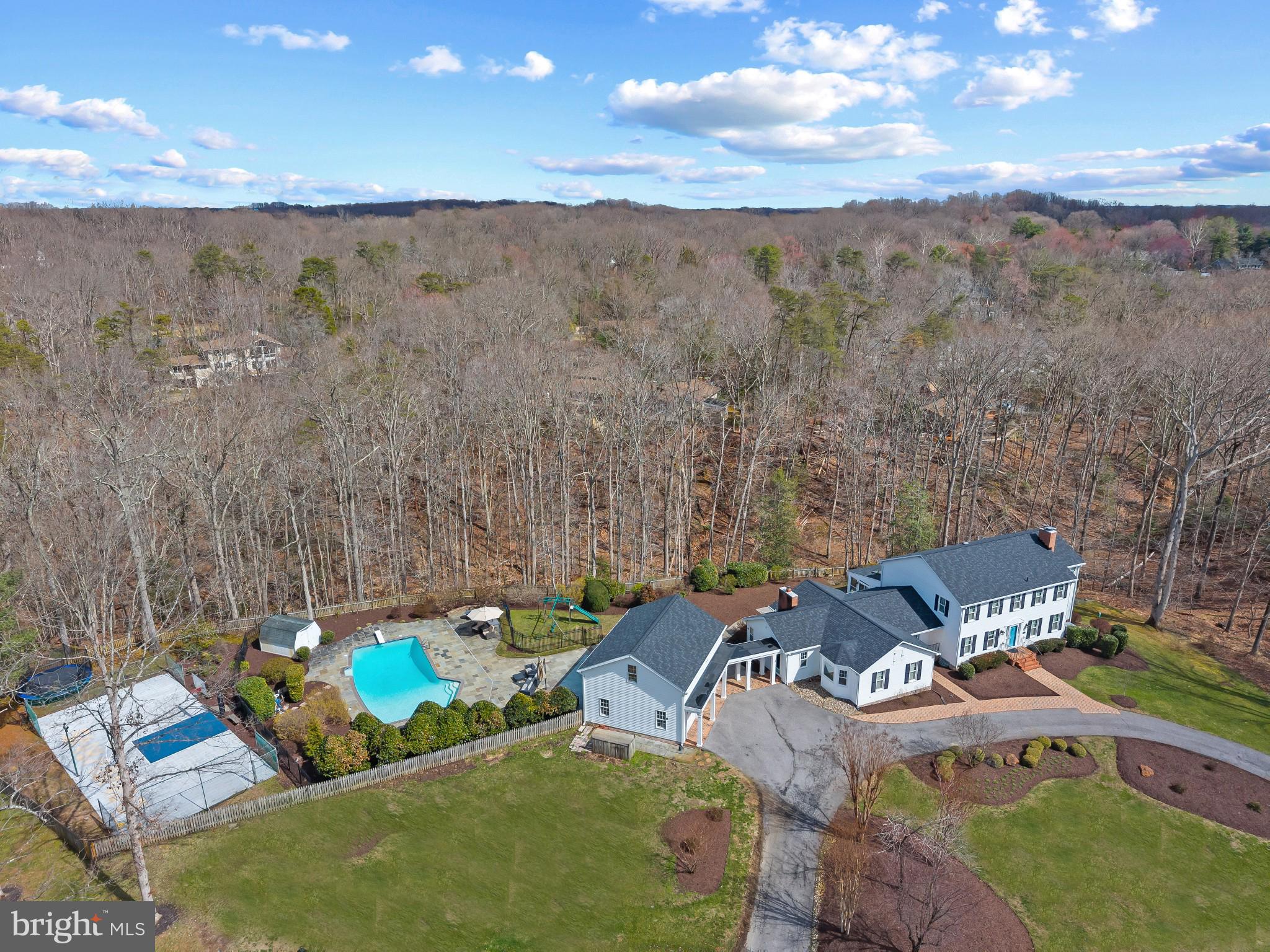 3484 Olympia Road Davidsonville, MD 21035 - Photo 36 of 50 an aerial view of a house with a yard