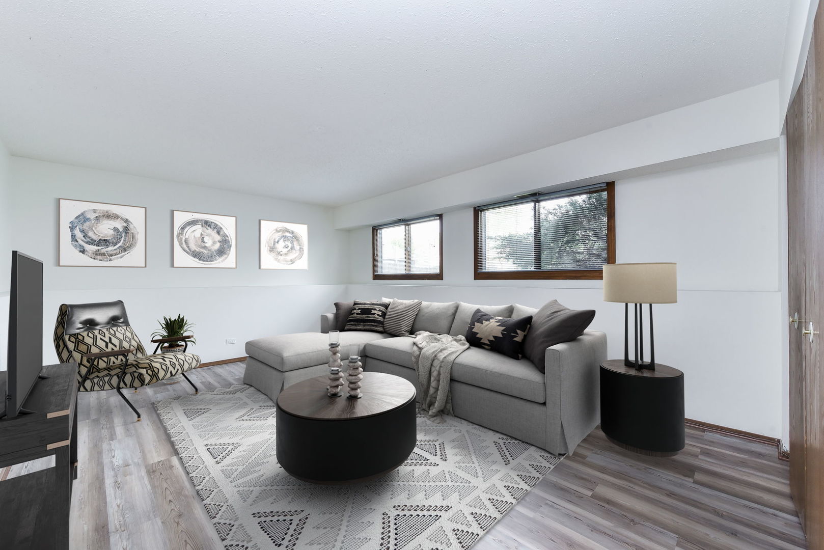 1920 Howe Lane Hanover Park, IL 60133 - Photo 20 of 25 a living room with furniture and wooden floor