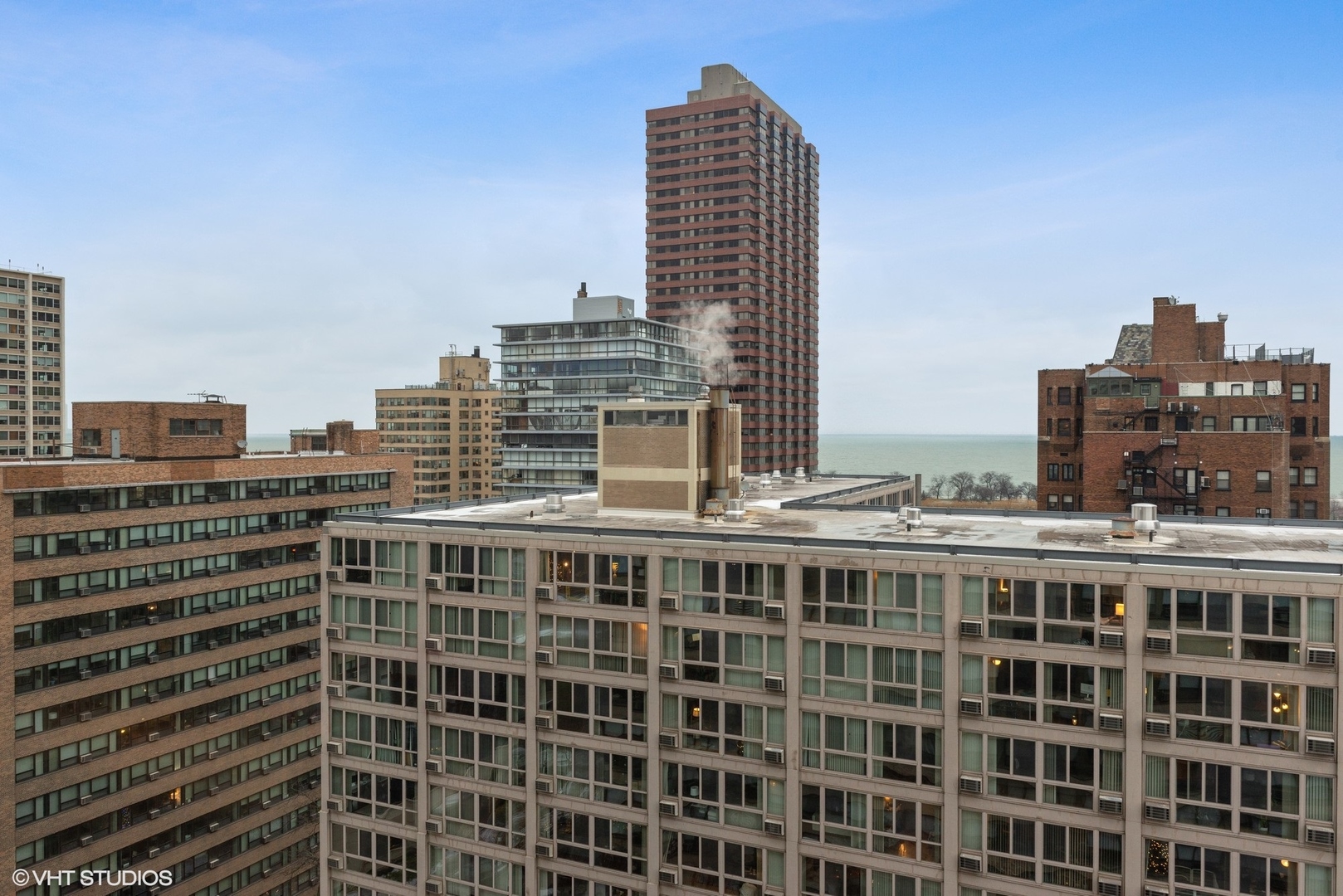 2930 North Sheridan Road, Unit 1611 Chicago, IL 60657 - Photo 14 of 18 a view of a tall building