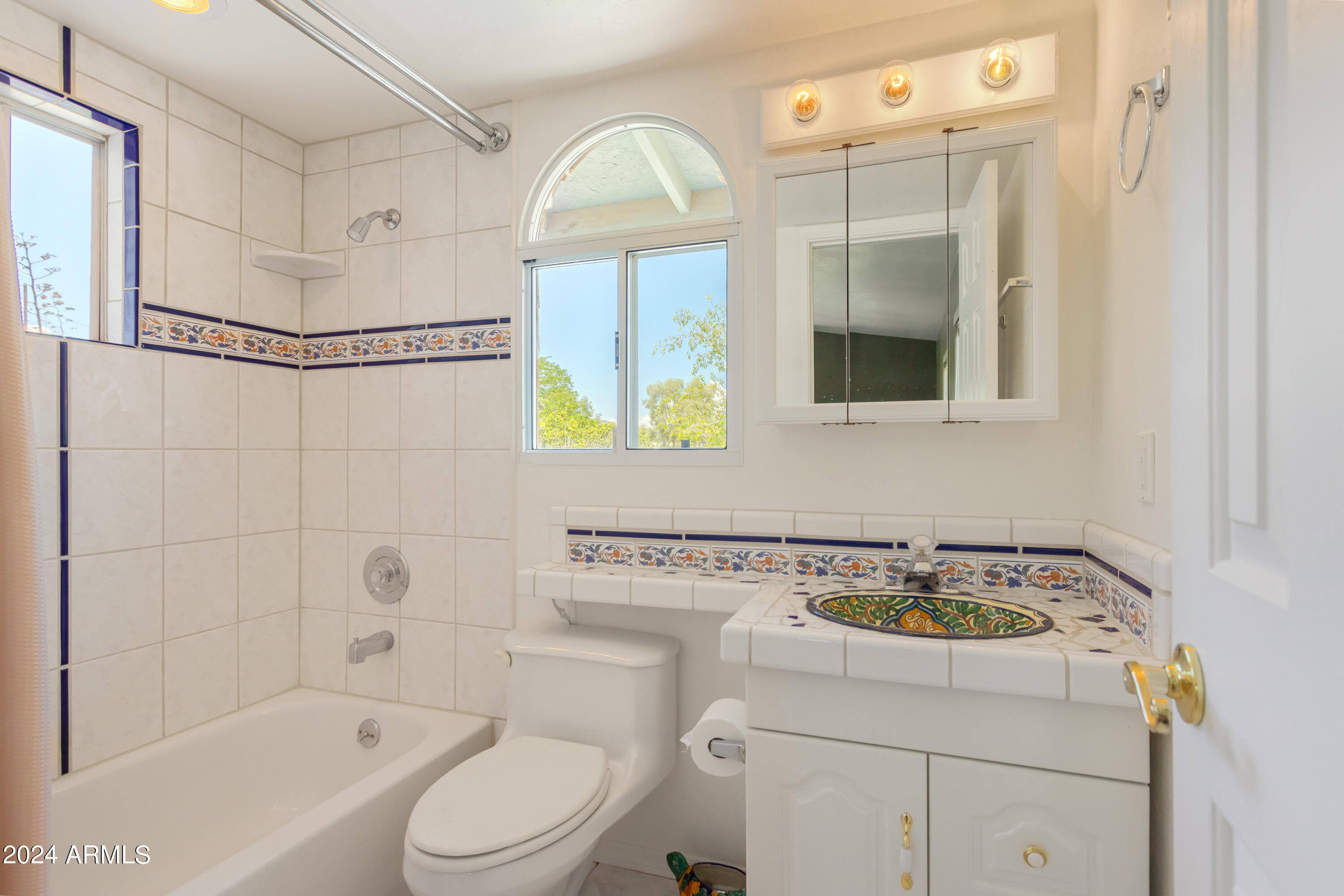 706 Shattuck Street Bisbee, AZ 85603 - Photo 32 of 55 a bathroom with a sink a toilet and shower