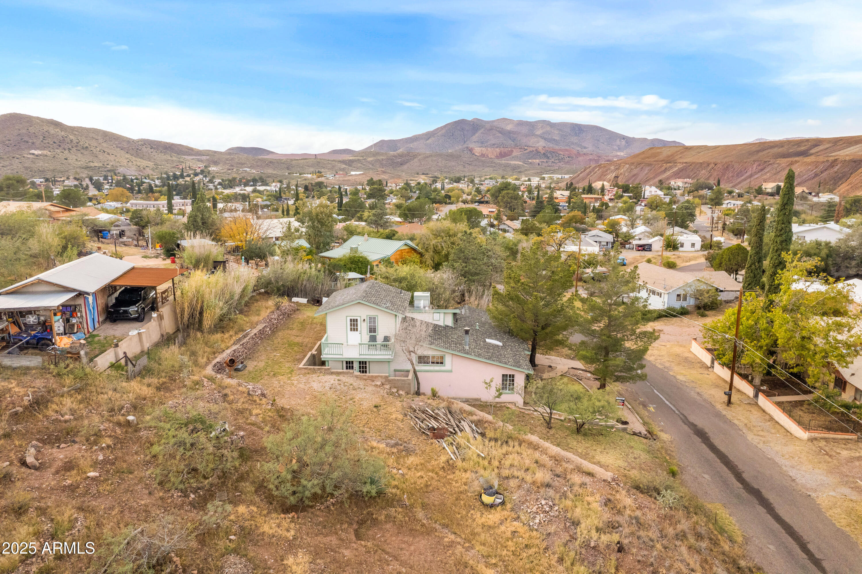 706 Shattuck Street Bisbee, AZ 85603 - Photo 3 of 55 a view of city and mountain