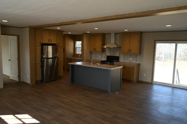 a view of small space with racks on the wall