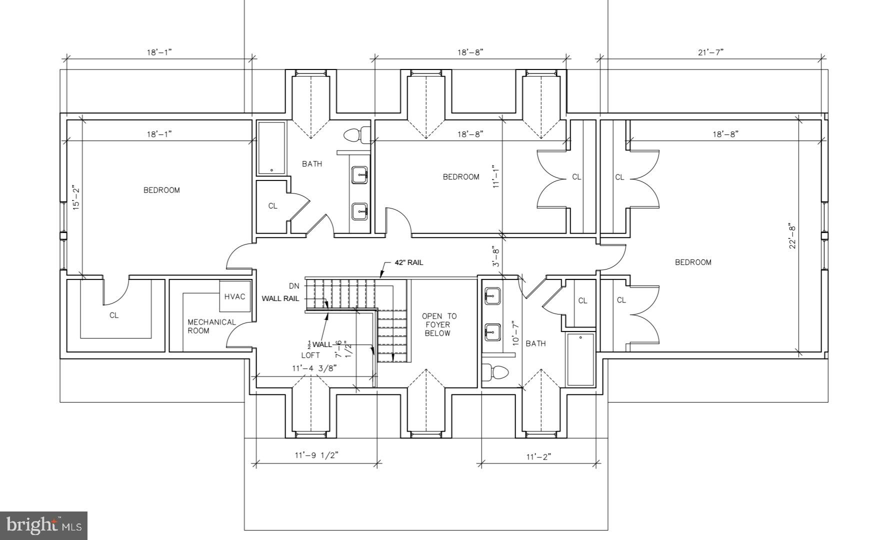 209 Clark Road Hershey, PA 17033 - Photo 6 of 8 Second floor layout