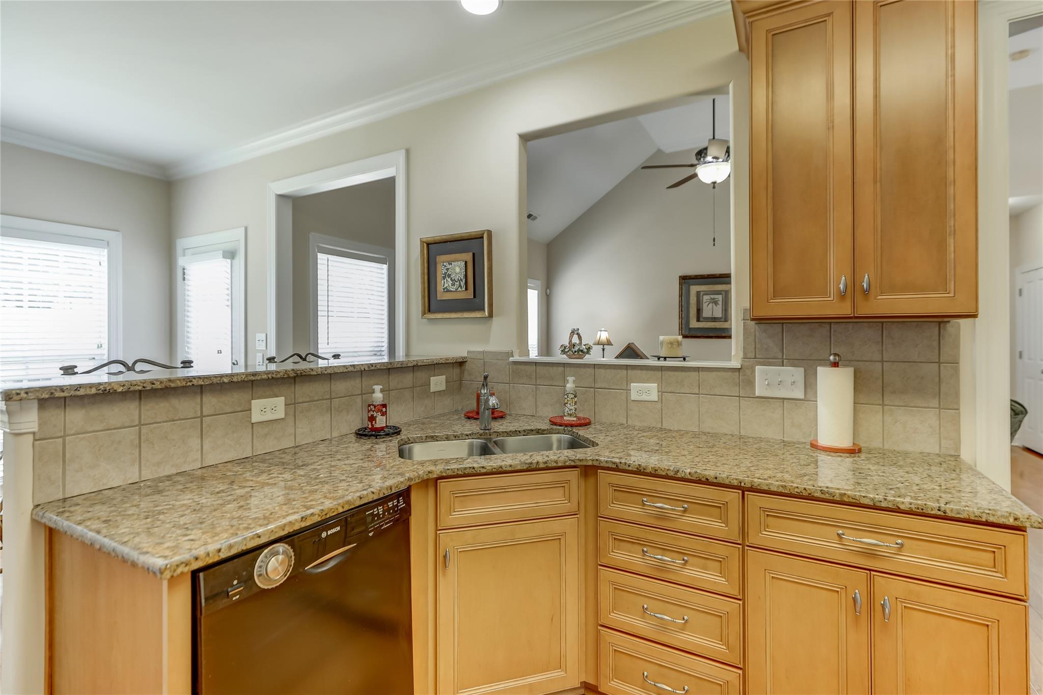 2005 Charles Avenue Lancaster, SC 29720 - Photo 10 of 42 a kitchen with granite countertop a sink and cabinets