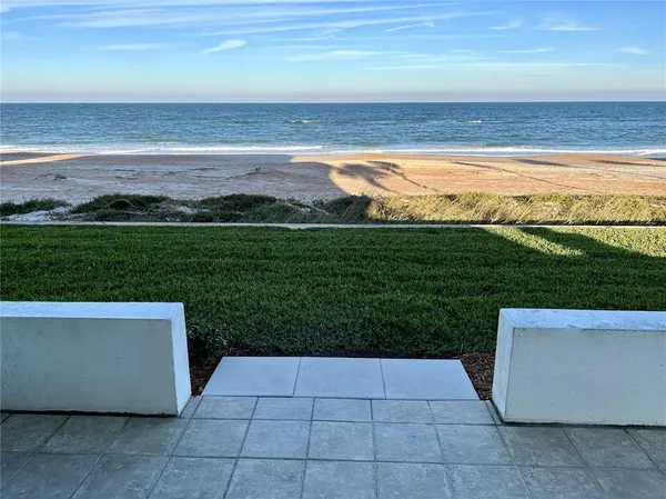 a view of outdoor space and ocean view