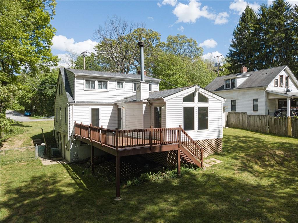 453 Spring Run Road Coraopolis, PA 15108 - Photo 8 of 24 Large deck and fenced yard!