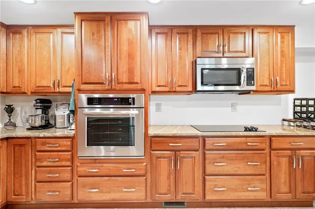 a car parked in a garage