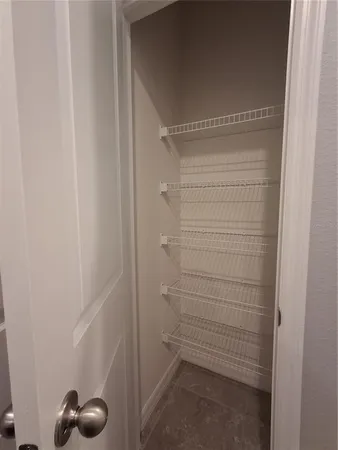 a view of a walk in closet