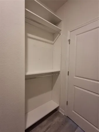 a view of a garden with a pathway