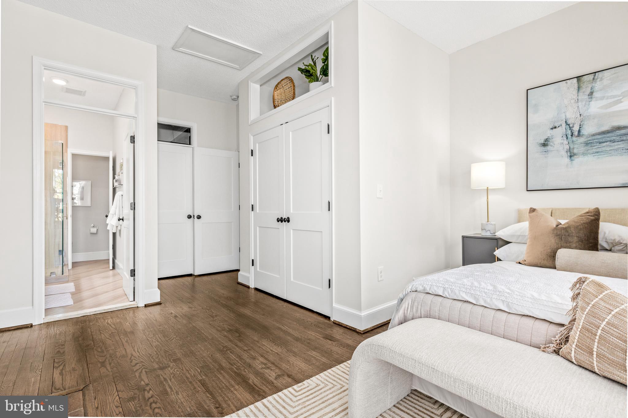 1213 29th Street Northwest Washington, DC 20007 - Photo 14 of 31 a living room with furniture and a wooden floor