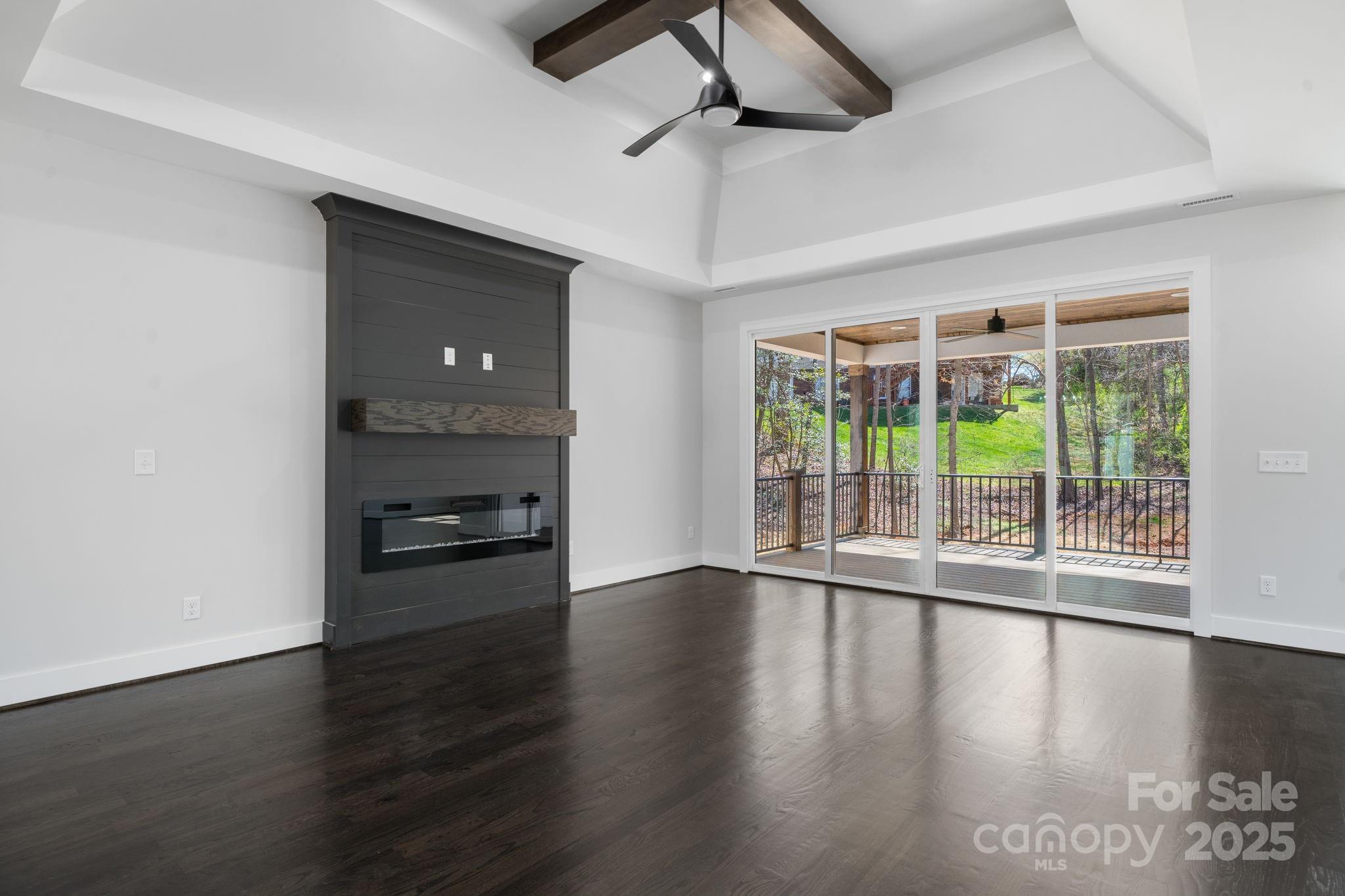 3732 Whitney Drive Northeast Hickory, NC 28601 - Photo 17 of 48 a view of empty room with wooden floor and fan