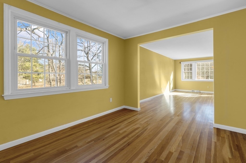 3 Bacon Road Framingham, MA 01701 - Photo 8 of 42 a view of an empty room with wooden floor and a window