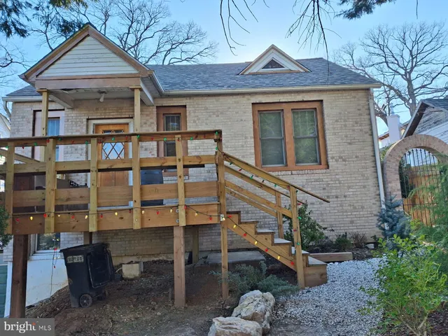 a front view of a house with balcony