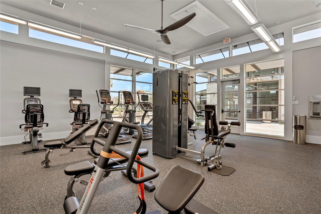 651 Watters Road, Unit 5305 Allen, TX 75013 - Photo 37 of 40 a view of a room with gym equipment