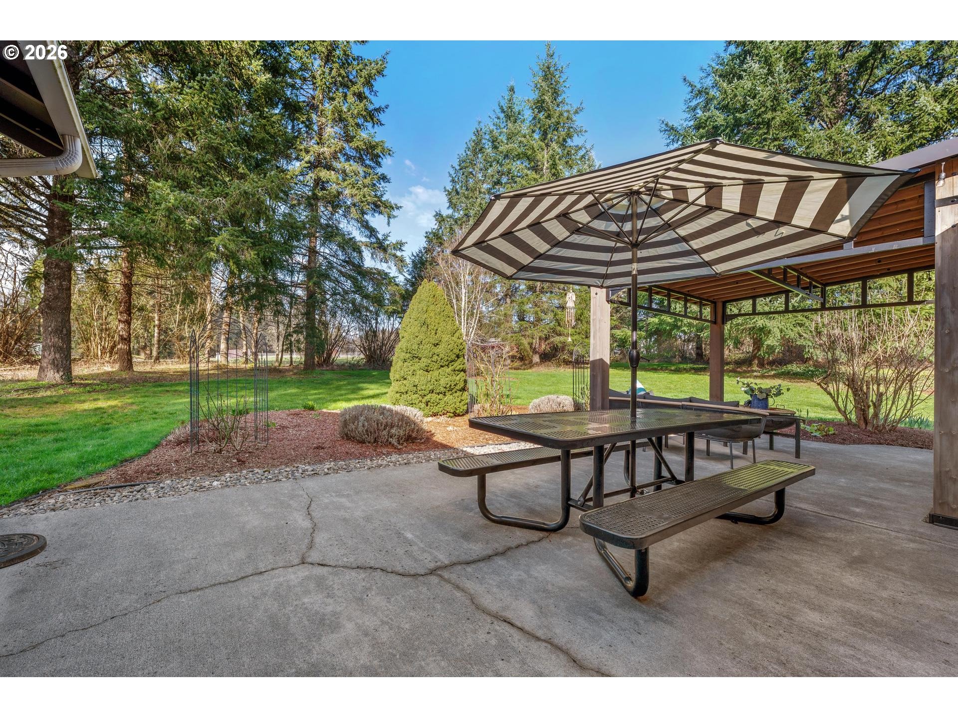 33261 Filbert Lane Warren, OR 97053 - Photo 30 of 35 a garden view with a seating space