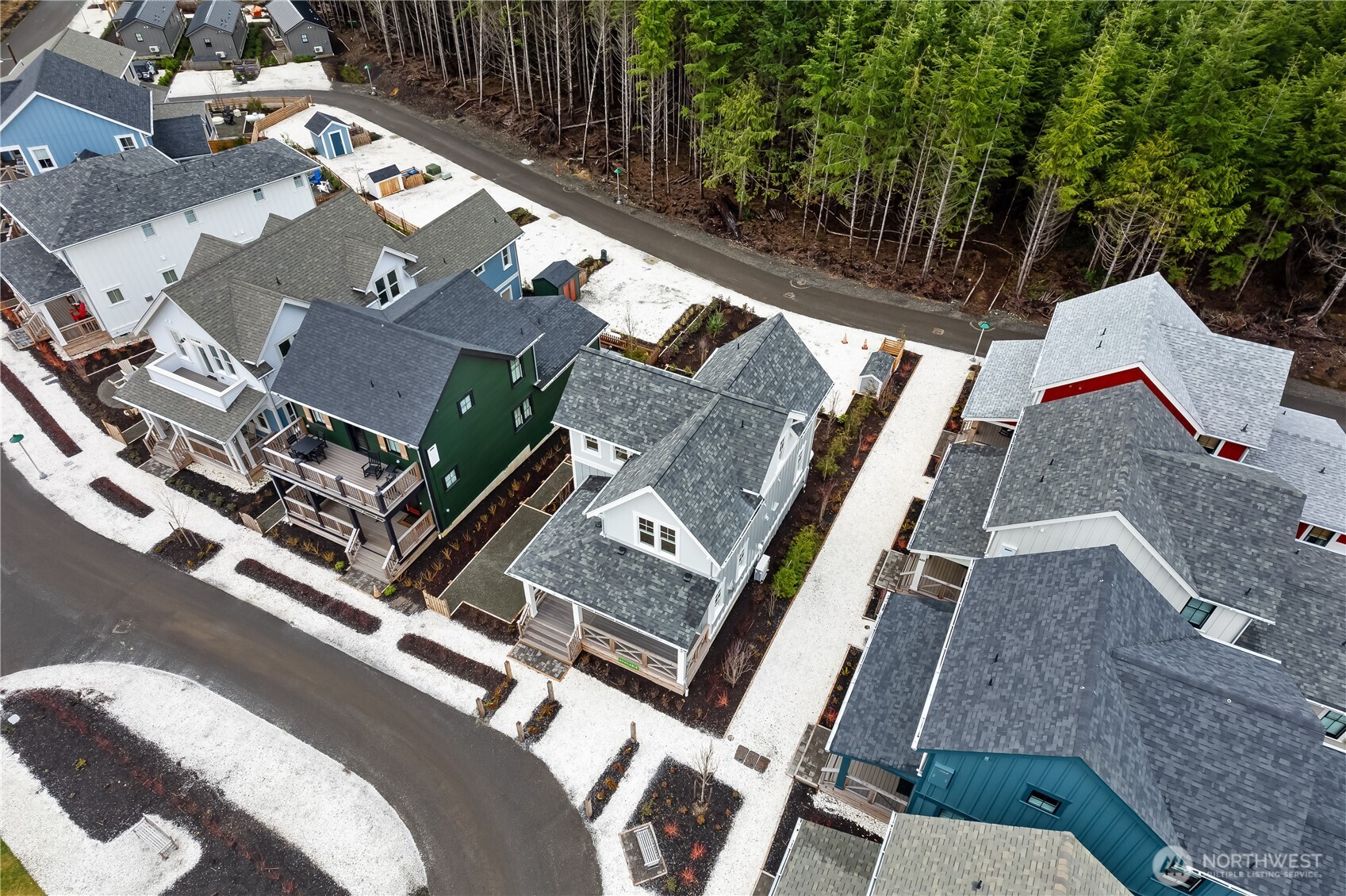 441 East Compass Street Pacific Beach, WA 98571 - Photo 26 of 27 an aerial view of a house with a yard