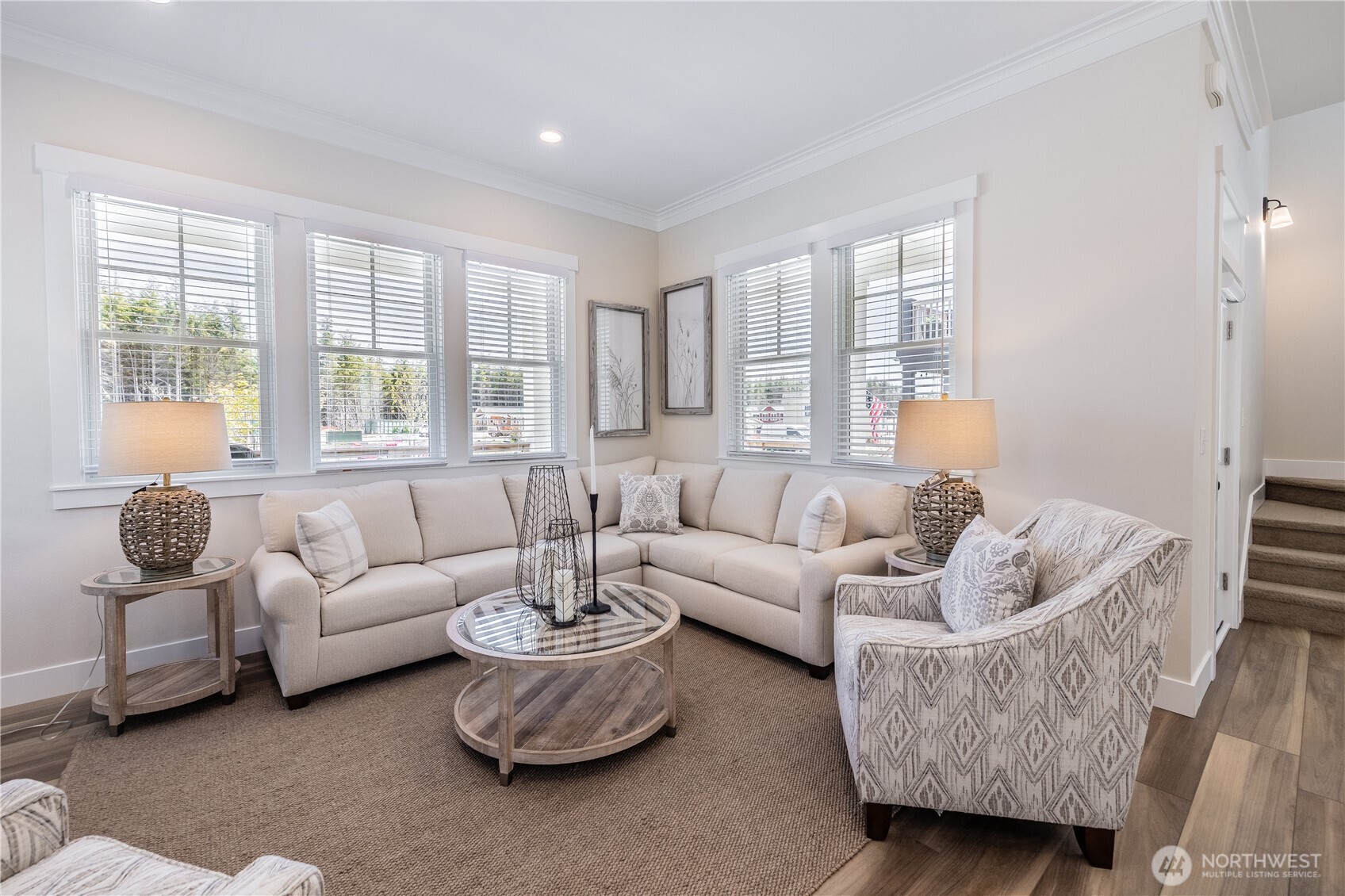 441 East Compass Street Pacific Beach, WA 98571 - Photo 7 of 27 a living room with furniture and a large window