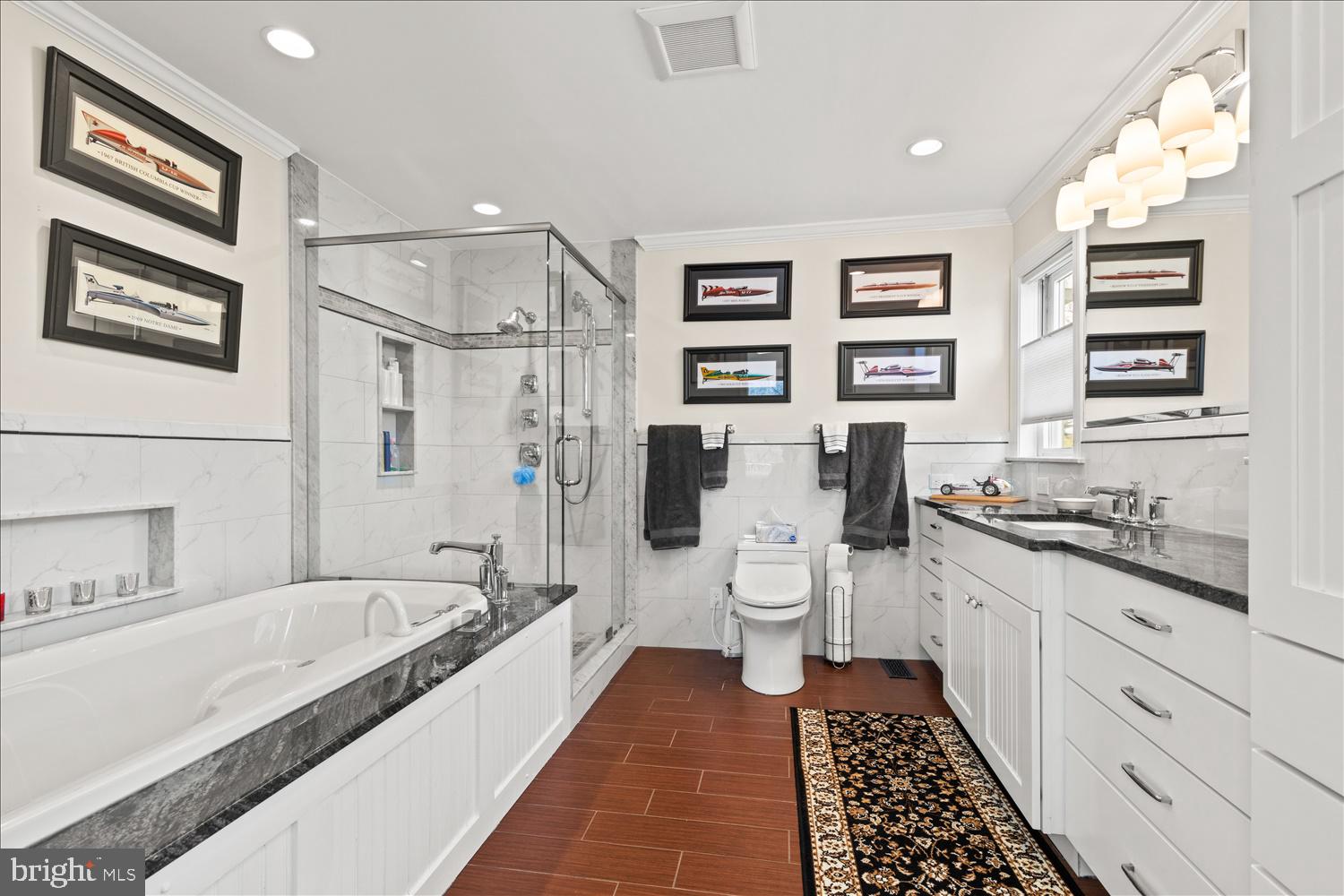 108 Walnut Run Road Landenberg, PA 19350 - Photo 23 of 71 Primary Bath w/heated tile floors