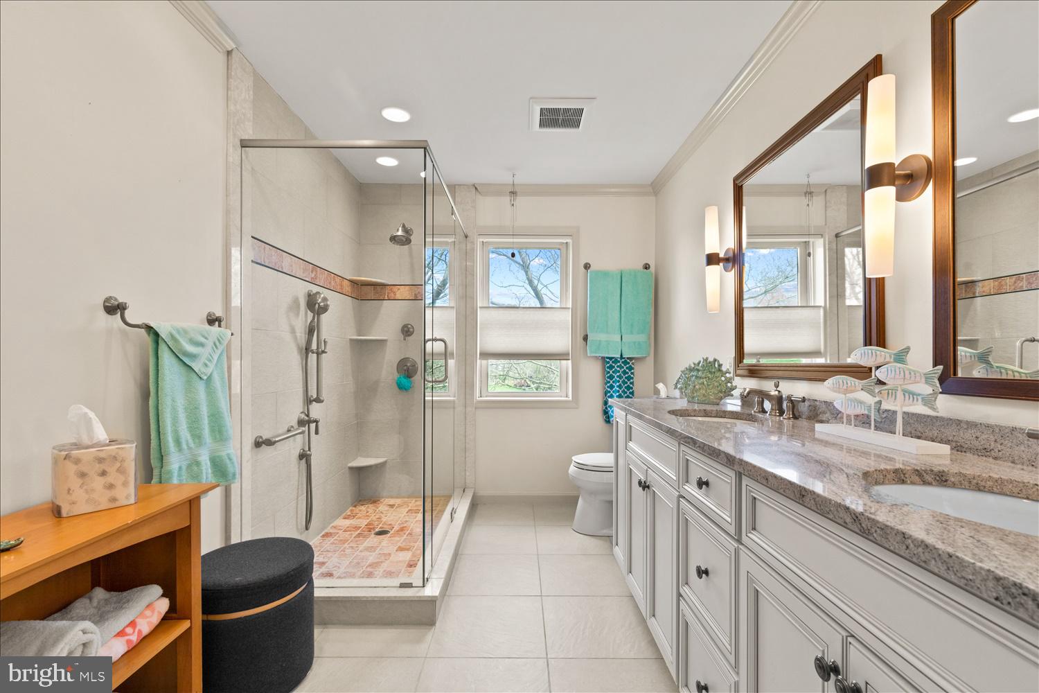 108 Walnut Run Road Landenberg, PA 19350 - Photo 30 of 71 Hall Bath w/heated floors double bowl sinks