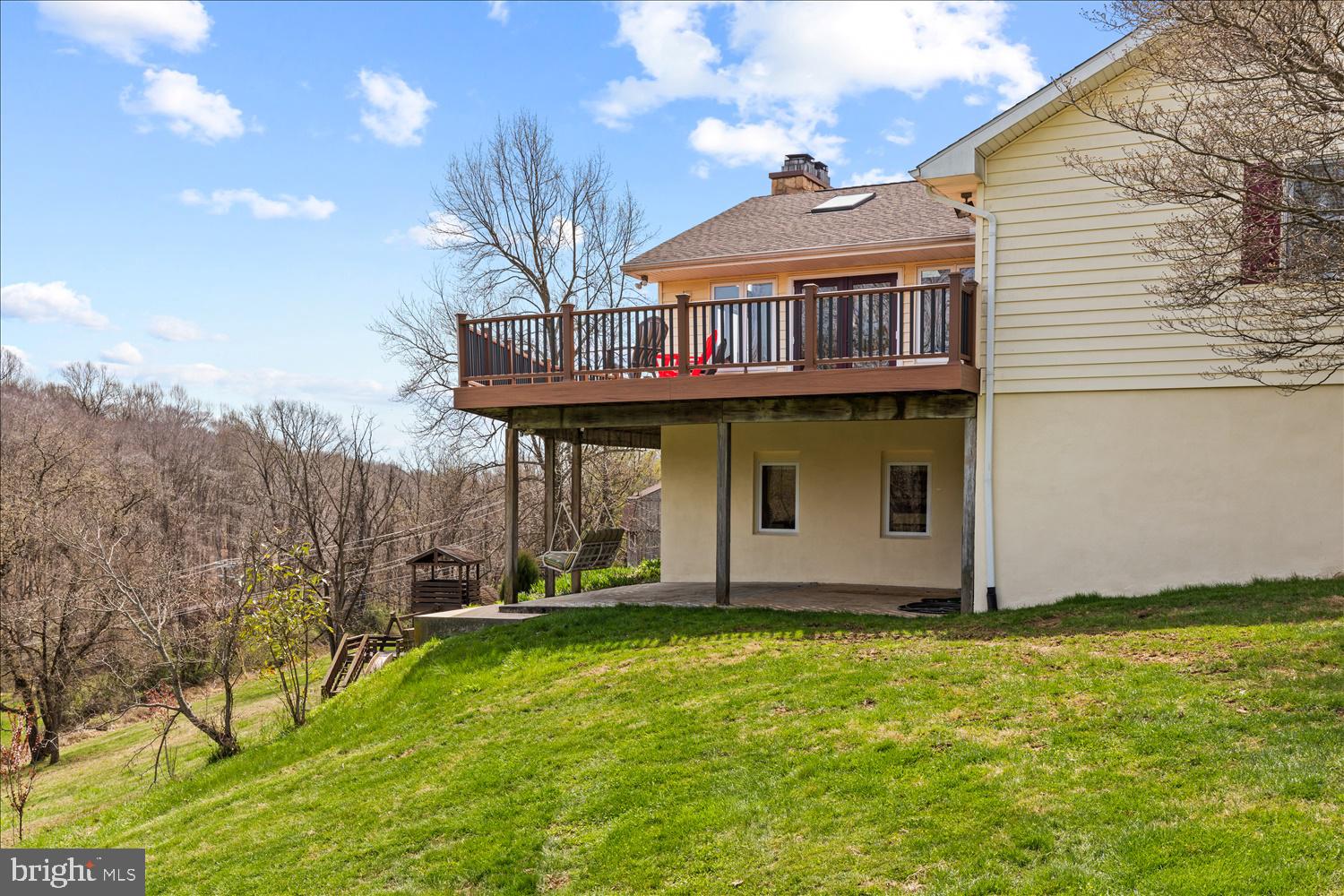 108 Walnut Run Road Landenberg, PA 19350 - Photo 47 of 71 Covered Patio w/Porch Swing & Deck