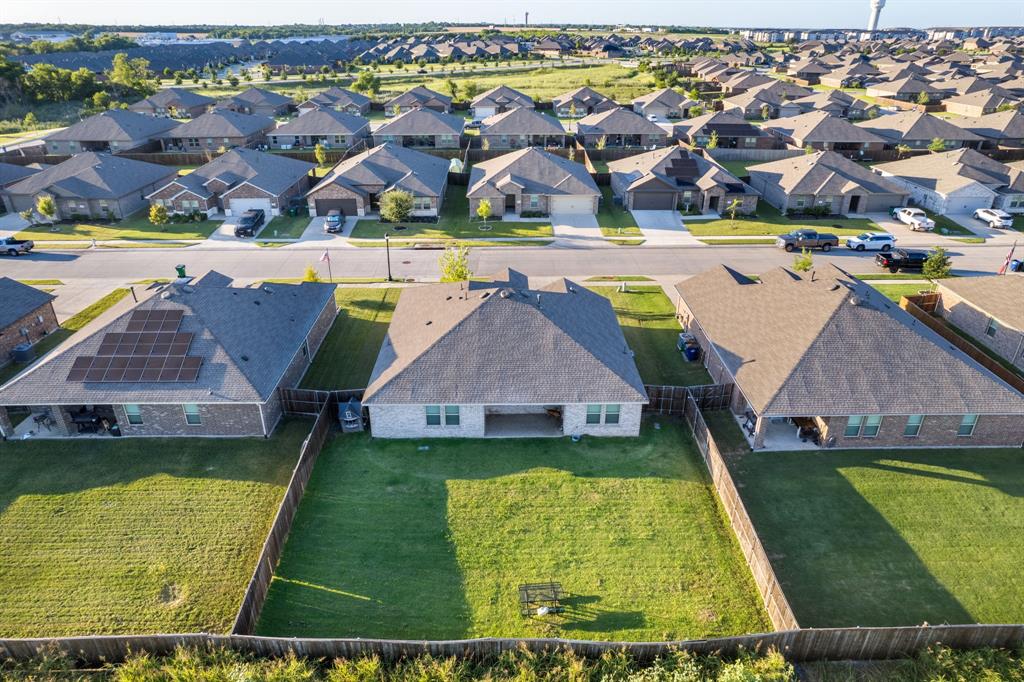 653 Bunker Hill Road Fate, TX 75189 - Photo 5 of 36 Aerial view of pool-ready backyard!