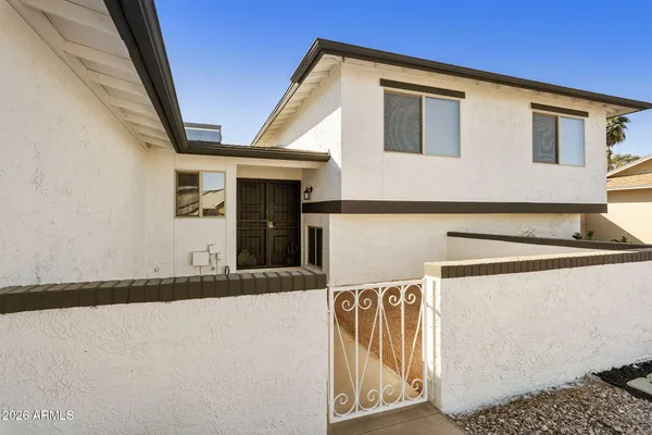 a view of front door