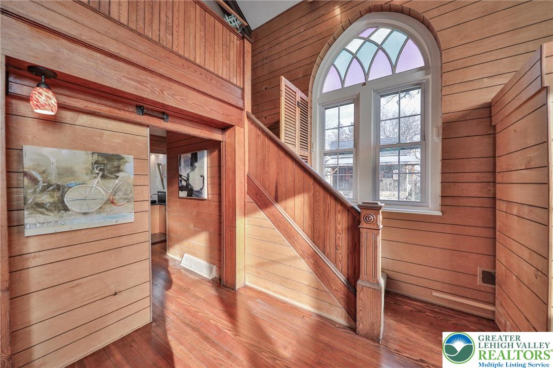 3285 Lime Street Bethlehem, PA 18020 - Photo 29 of 70 a view of staircase with wooden floor and a window
