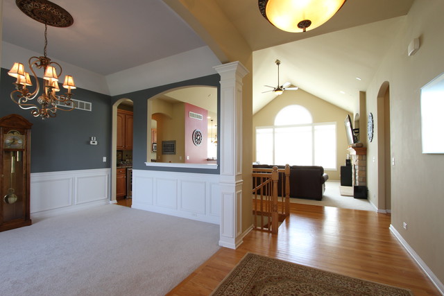 792 Ridgeview Lane Sugar Grove, IL 60554 - Photo 6 of 29 a living room with furniture chandelier and a large window