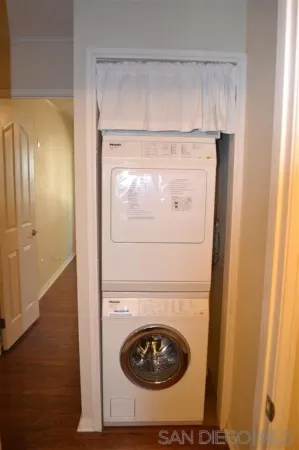 a close view of utility room