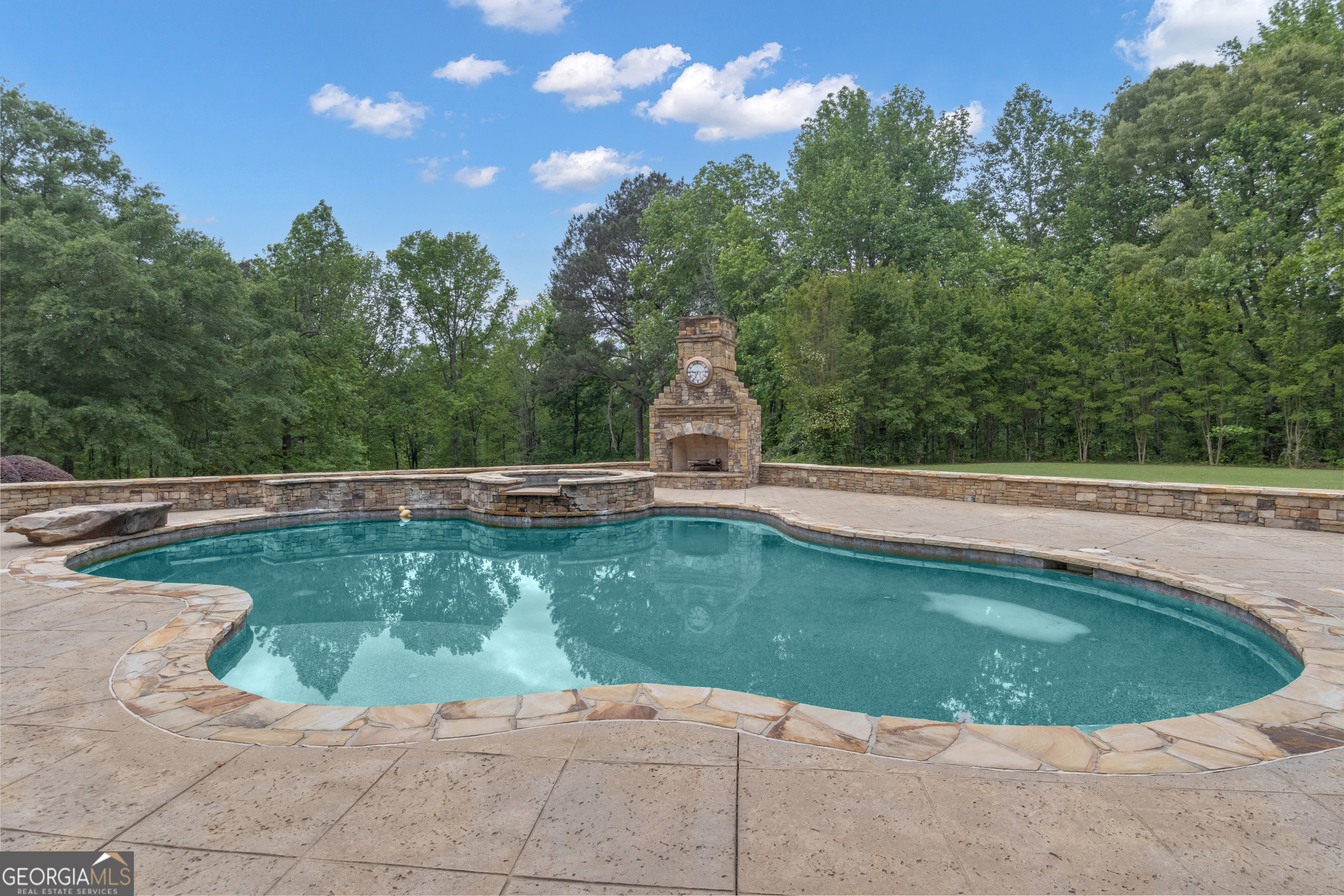 14803 Woolsey Road Hampton, GA 30228 - Photo 72 of 142 a view of a swimming pool with a yard
