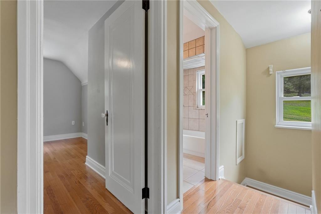 809 Franklin Road Mars, PA 16046 - Photo 22 of 44 Hallway with hardwood floors and natural light