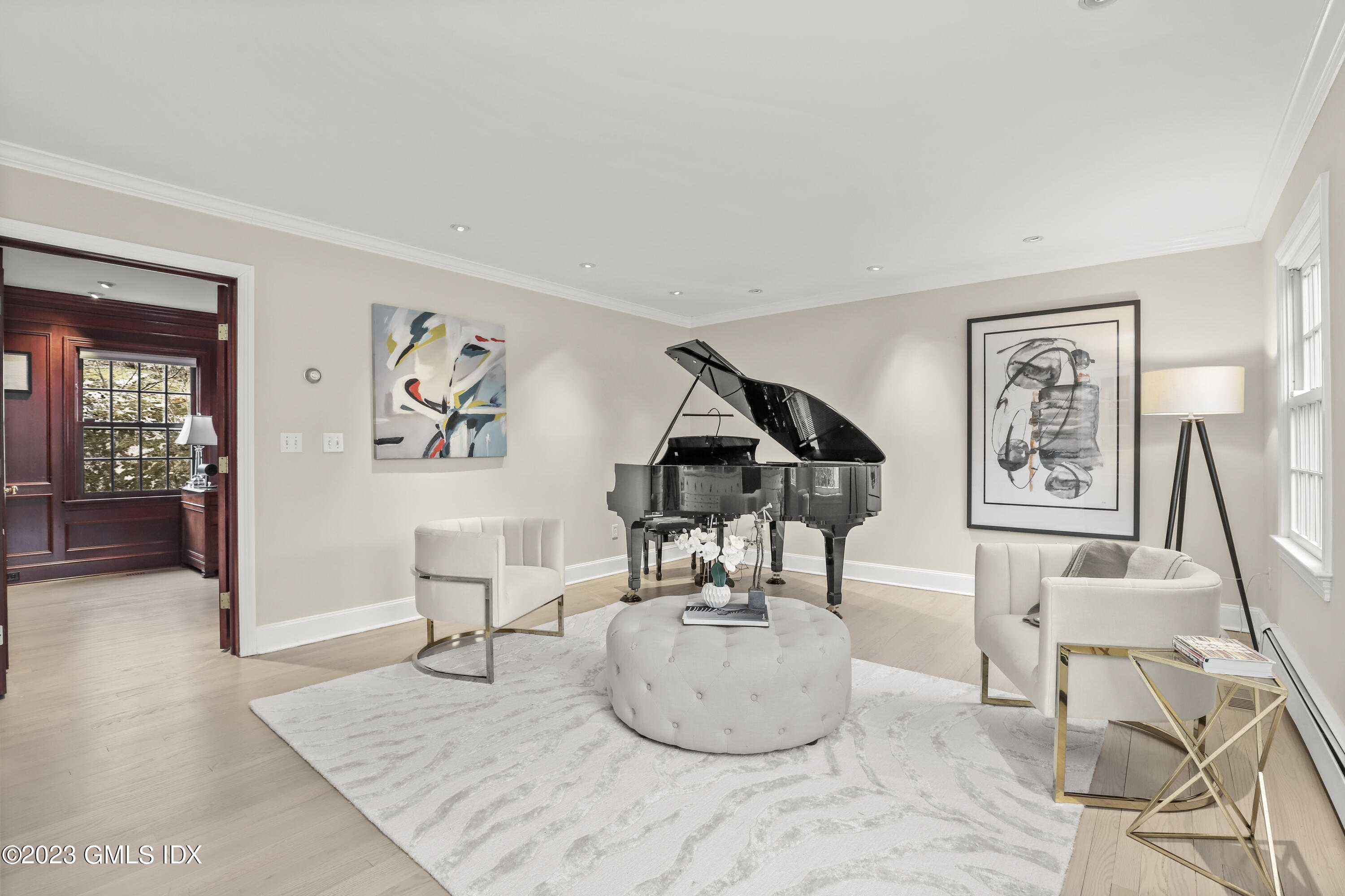 33 Bote Road Greenwich, CT 06830 - Photo 6 of 33 a living room with furniture and wooden floor