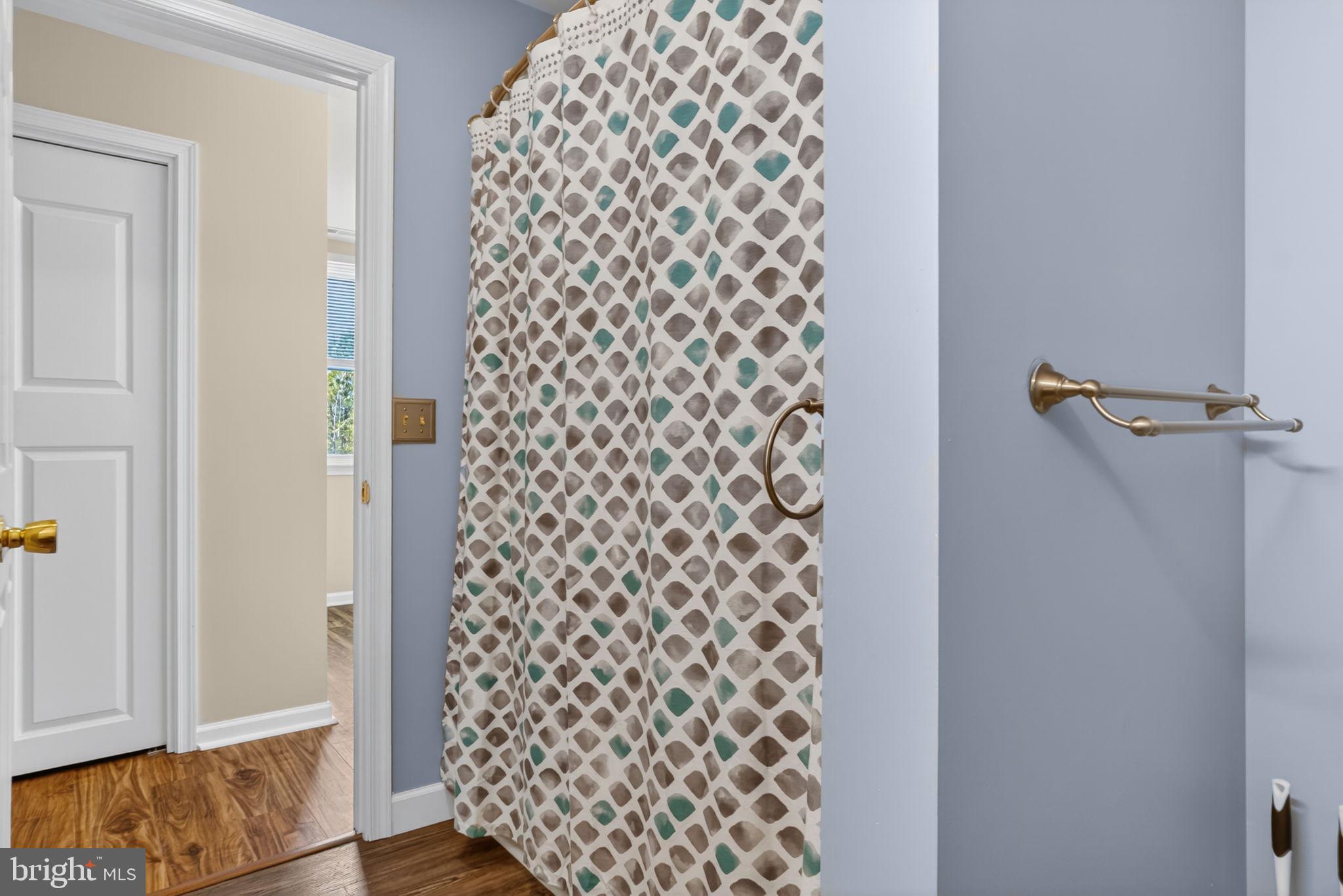 14123 Winterville Road Bloxom, VA 23308 - Photo 31 of 84 a bathroom with a shower curtain