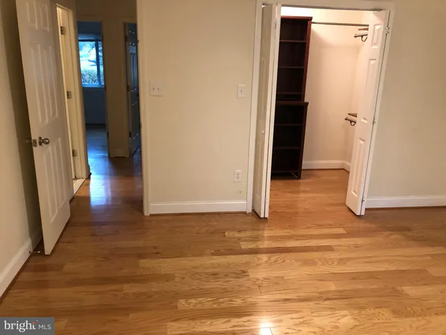 a view of a walk in closet