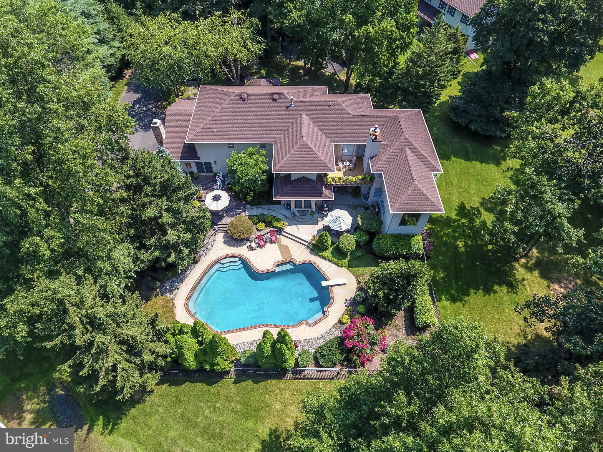 248 Hancock Road North Wales, PA 19454 - Photo 1 of 41 Rear of Property with Pool