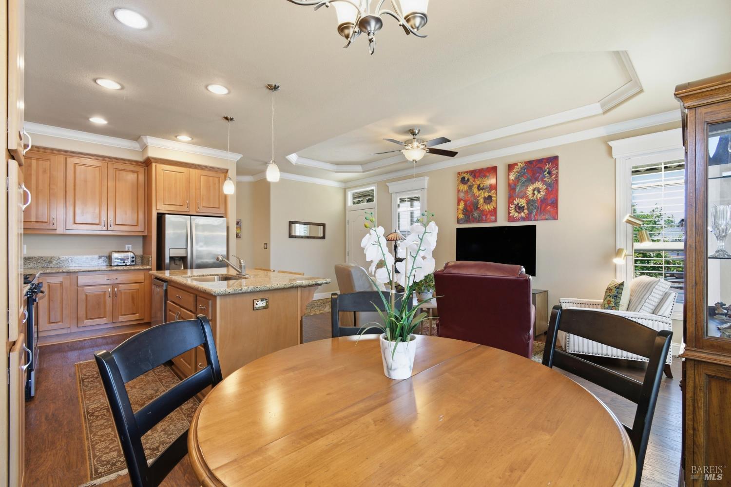 120 Shamrock Circle Santa Rosa, CA 95403 - Photo 20 of 45 a large kitchen with cabinets a sink and a stove