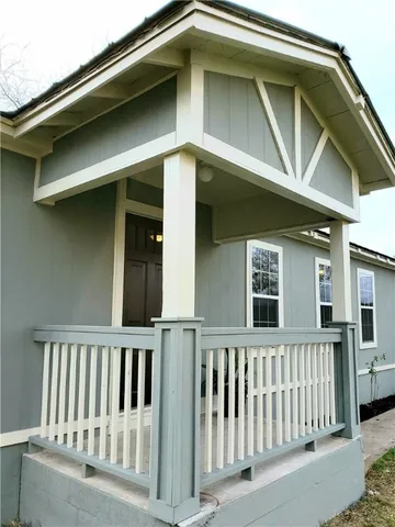 a view of a house with a window