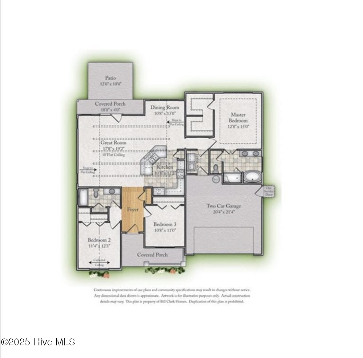4886 Olde Cypress Lane Shallotte, NC 28470 - Photo 46 of 46 original builder floor plan-property may have slight variance