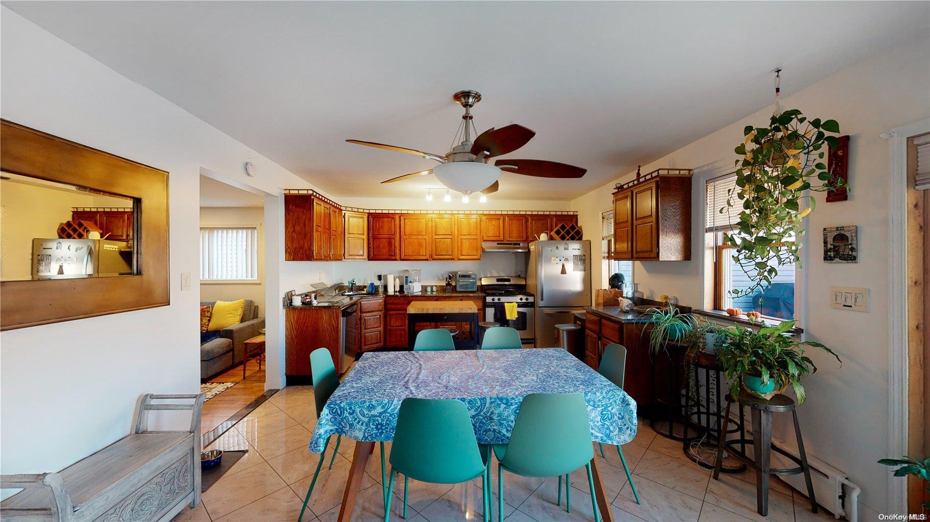 217 Java Street Brooklyn, NY 11222 - Photo 6 of 16 a view of a dining room with furniture and wooden floor